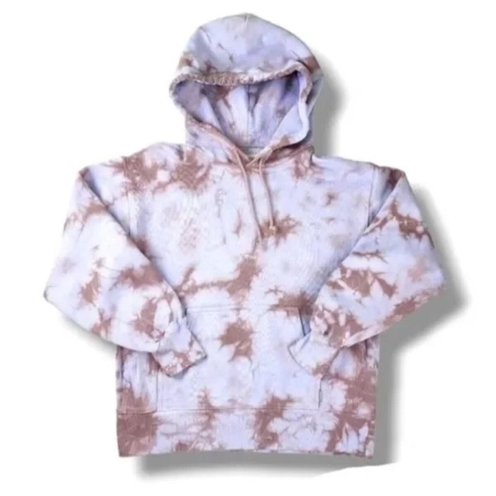 TNA cozy af fleece boyfriend Tie-Dye Hoodie -